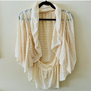 Lace shrug. M